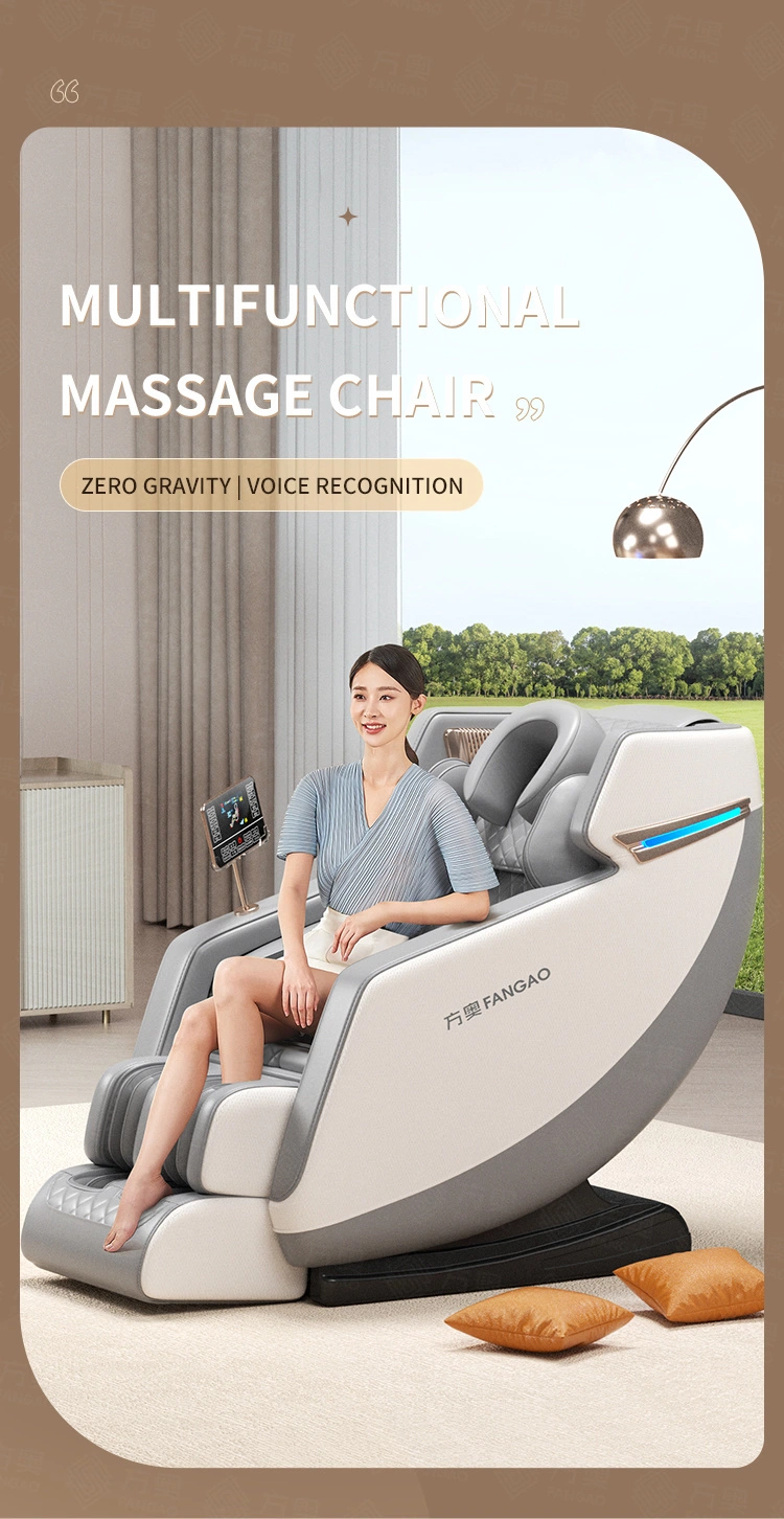 2023 New Design Luxury 4D Smart Voice Control Zero Gravity Massage Chair for Whole Body