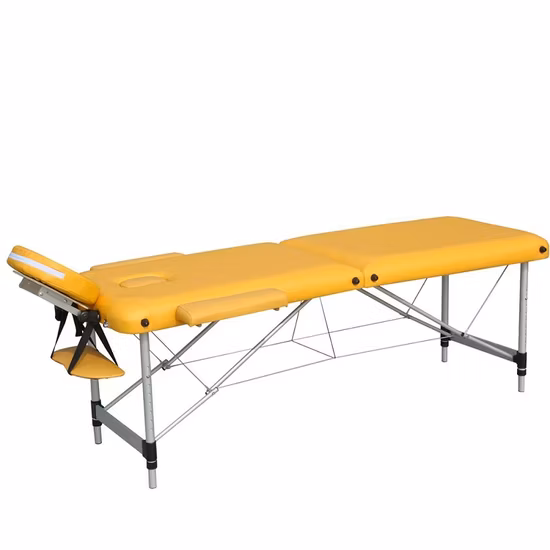 Mehrzweck-Massageliege aus Aluminium, klappbar, mit Tragetasche